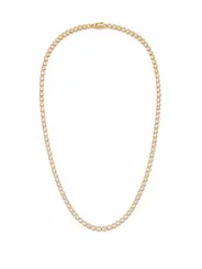CHOKER LUX RIVIERA BANHADA A OURO 18K