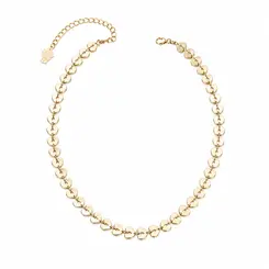 CHOKER CORAÇÃO FOLHADO BANHADO A OURO 18K