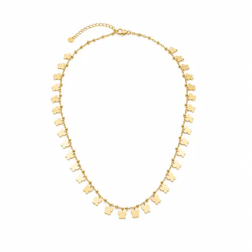 CHOKER BORBOLETA ENCANTADA BANHADA A OURO 18K