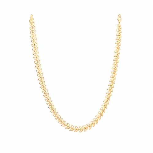 CHOKER ESCAMA BANHADA A OURO 18K