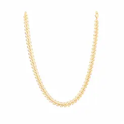 CHOKER ESCAMA BANHADA A OURO 18K