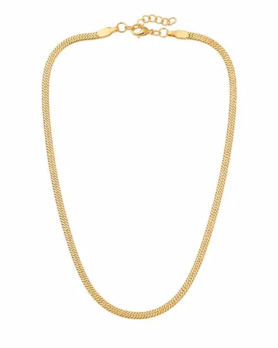 CHOKER FITA GLOW BANHADA A OURO 18K