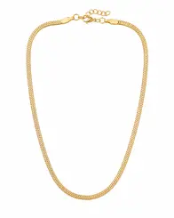 CHOKER FITA GLOW BANHADA A OURO 18K