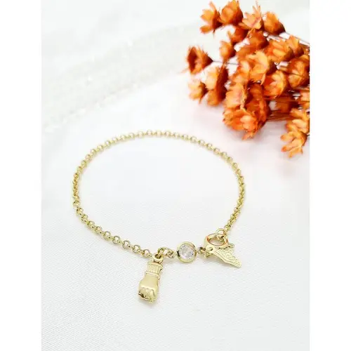 PULSEIRA PROTEÇÃO BANHADA A OURO 18K