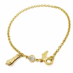 PULSEIRA PROTEÇÃO BANHADA A OURO 18K