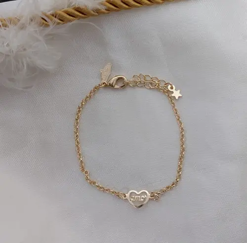 PULSEIRA LOVE BANHADA A OURO 18K