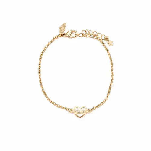 PULSEIRA LOVE BANHADA A OURO 18K