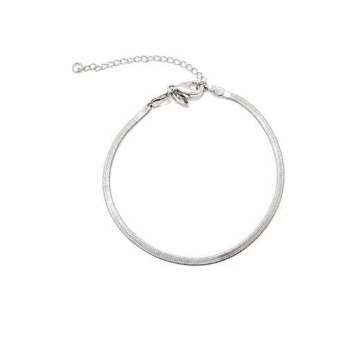 PULSEIRA FITA RODIUM BANHADA A O.B