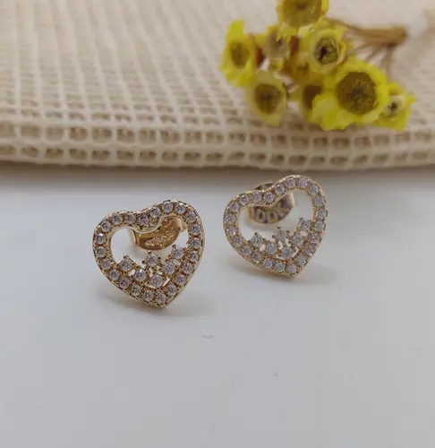 BRINCO DOCE ROMANCE BANHADO A OURO 18K