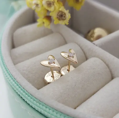 BRINCO MINI SHINE BANHADO A OURO 18K