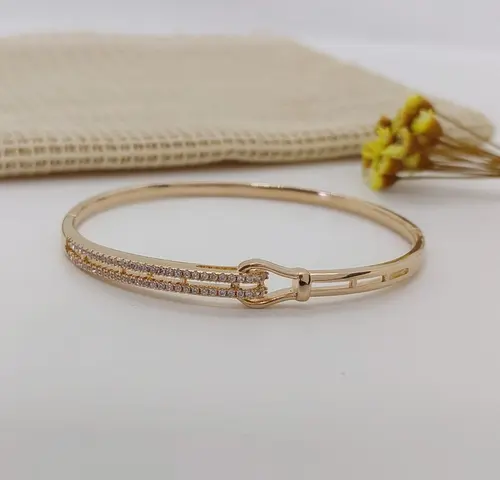 BRACELETE NÓ ELEGANCE BANHADO A OURO 18K