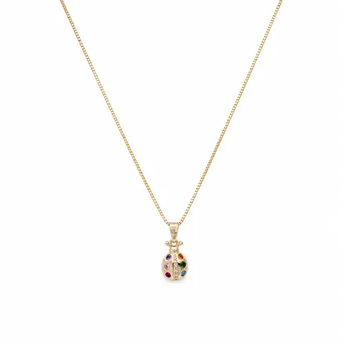 COLAR JOANINHA ENCANTADA BANHADO A OURO 18K
