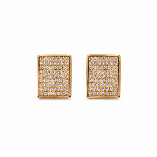 BRINCO PRESTIGI CRYSTAL BANHADO A OURO 18K