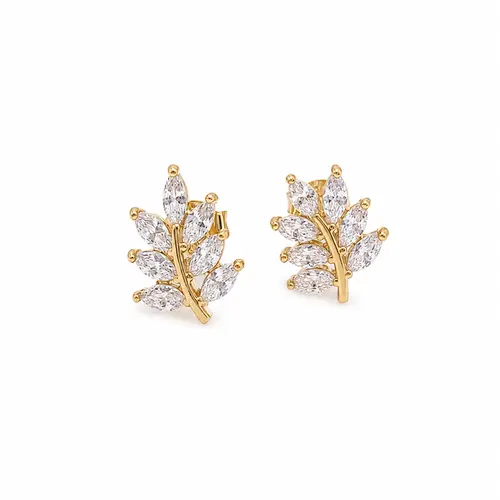 BRINCO NATURE GLOW BANHADO A OURO 18K