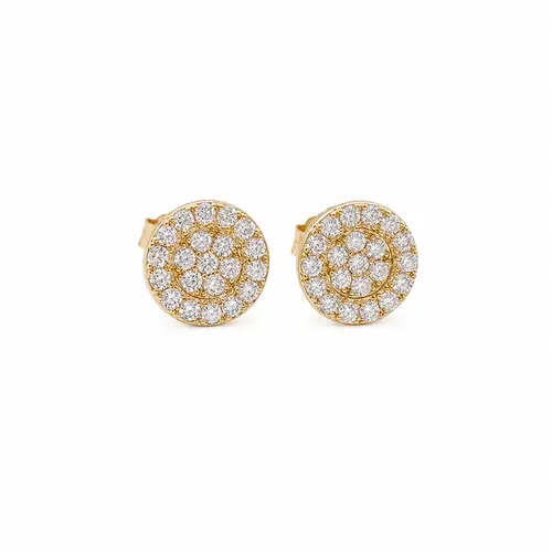 BRINCO HALO HOYALE M BANHADO A OURO 18K