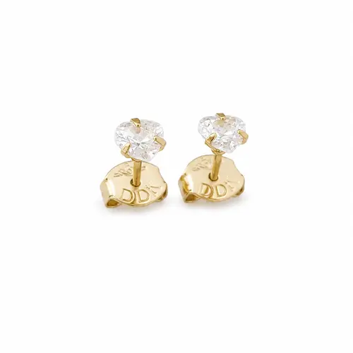 BRINCO PONTO DE BRILHO PP BANHADO A OURO 18K