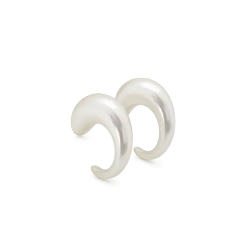 ARGOLA PEROLA ANJO BANHADA A OURO 18K