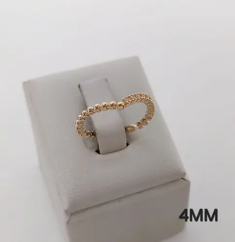 Anel Essência Delicada Banhado a Ouro 18K