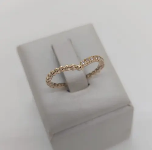 Anel Essência Delicada Banhado a Ouro 18K