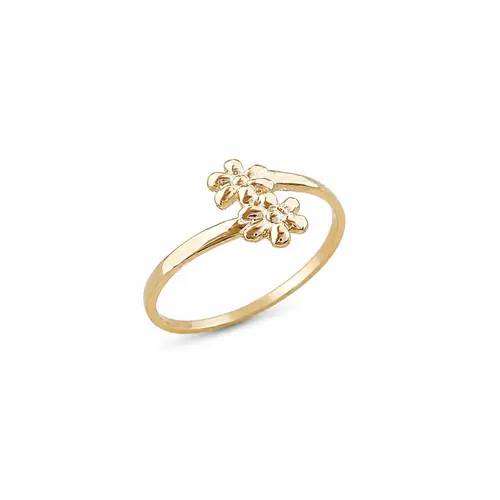 ANEL FALANGE JARDIM BANHADO A OURO 18K