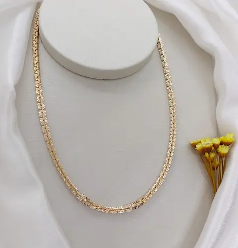 CHOKER RIVIERA LUMIERE BANHADA A OURO 18K