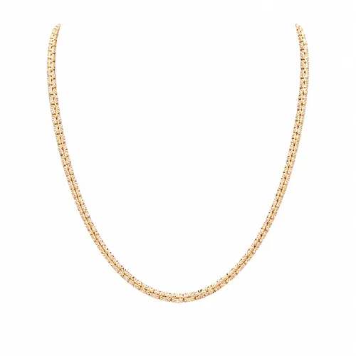 CHOKER RIVIERA LUMIERE BANHADA A OURO 18K