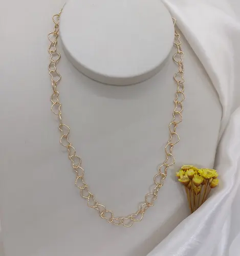 CHOKER ELO DE AMOR BANHADO A OURO 18K