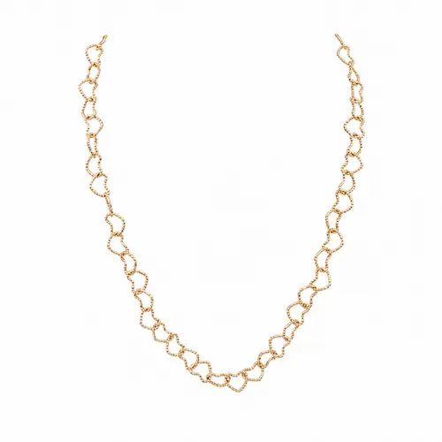 CHOKER ELO DE AMOR BANHADO A OURO 18K