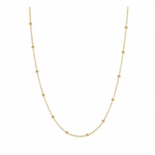 CHOKER BOLINHAS MINIMALISTA BANHADA A OURO 18K