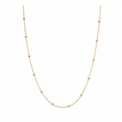 CHOKER BOLINHAS MINIMALISTA BANHADA A OURO 18K