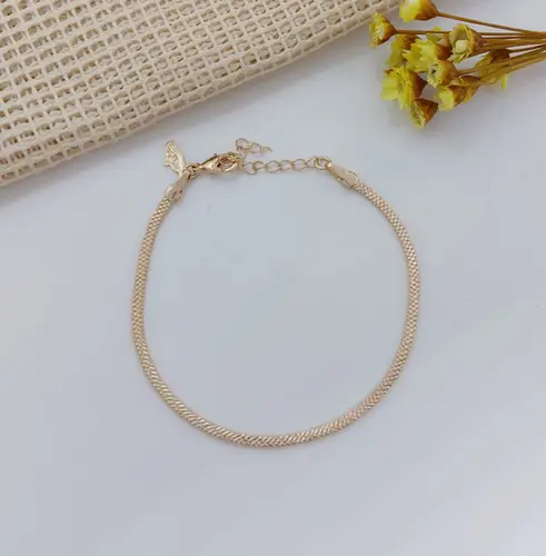 PULSEIRA GLOW MESH BANHADA A OURO 18K