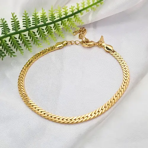 PULSEIRA DUBAI LUXO BANHADA A OURO 18K