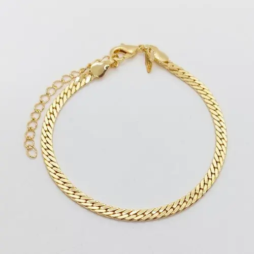 PULSEIRA DUBAI LUXO BANHADA A OURO 18K