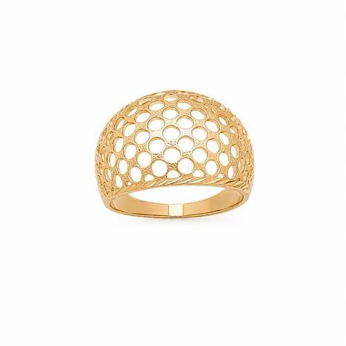 ANEL GOLDEN HIVER BANHADO A OURO 18K