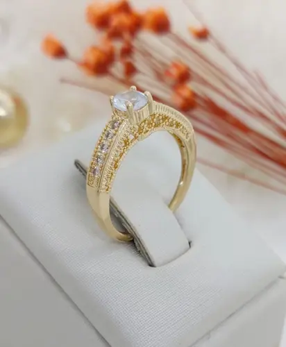 ANEL MAJESTADE BANHADO A OURO 18K