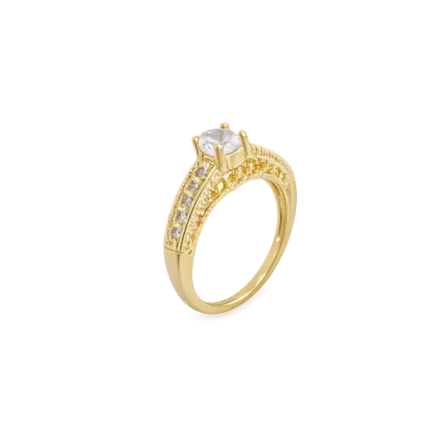 ANEL MAJESTADE BANHADO A OURO 18K