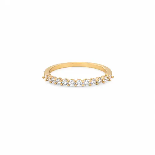 ANEL ESSENCIA DE LUZ BANHADA A OURO 18K