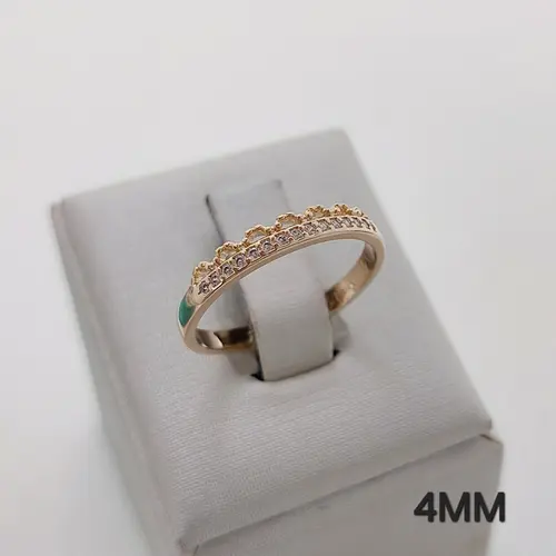 Anel Gota Real Banhado a Ouro 18K
