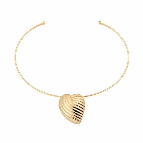 CHOKER ARO AURA DO AMOR BANHADO A OURO 18K