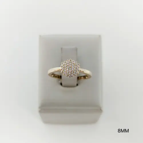 ANEL PONTO DE LUZ BANHADO A OURO 18K