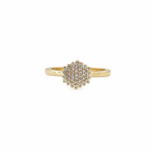 ANEL PONTO DE LUZ BANHADO A OURO 18K