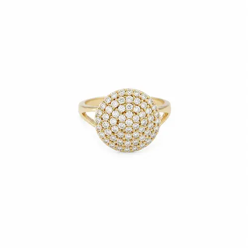 ANEL ASTRO REAL BANHADO A OURO 18K