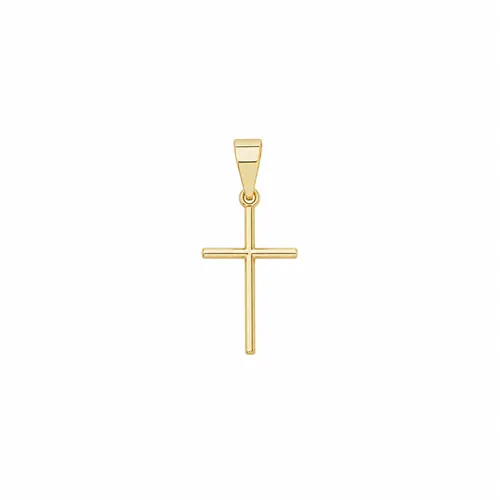 PINGENTE CRUZ ESSENCE BANHADA A OURO 18K