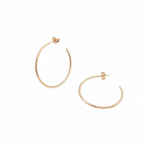 ARGOLA FIO G BANHADA A OURO 18K