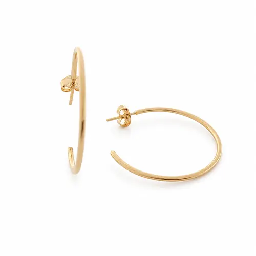 ARGOLA ESSENCIA BANHADA A OURO 18K