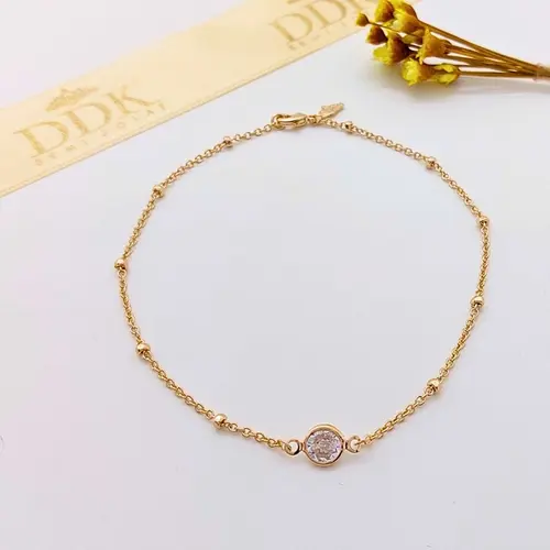 Tornozeleira Aurora Banhada a Ouro 18K