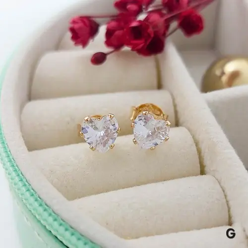 BRINCO PONTO DE LUZ G BANHADO A OURO 18K