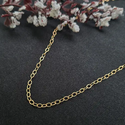 CHOKER ELOS MINIMALISTA BANHADA A OURO 18K