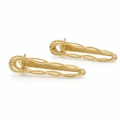 BICO DE PATO GOLDEN WAVES BANHADO A OURO 18K