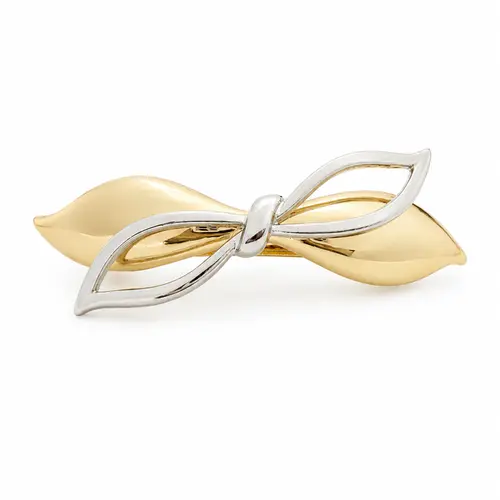BICO DE PATO DUO LEAF ELEGANCE BANHADO A OURO 18K